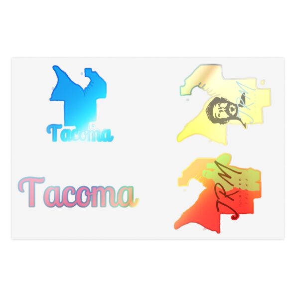 Tacoma 5-Pack Custom Sticker Sheets – Perfect for Art Drops, Events & Merch Bombs