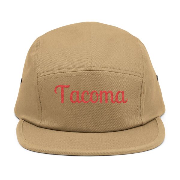Tacoma Embroidered 5 Panel Cap – Custom Casual Hat, Great Outdoor Gift