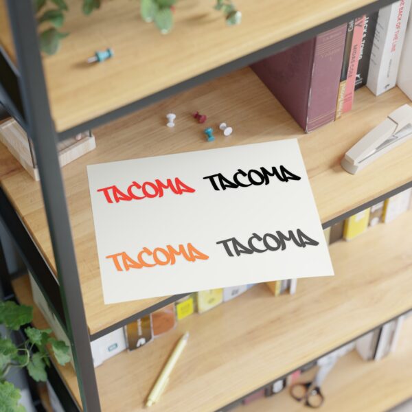Tacoma Sticker Sheets, Urban Decor, Scrapbooking Supplies, Art Projects, Kids Crafting, Gift for Tacoma Lovers - Image 14