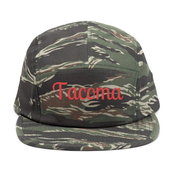 Tacoma Embroidered 5 Panel Cap – Custom Casual Hat, Great Outdoor Gift - Image 9