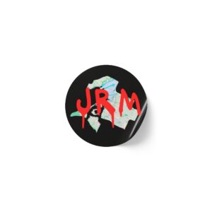 JRM LIMITED Round Sticker Rolls, Unique Branding Labels, Fun Party Favors, Creative Gift Tags, DIY Craft Supplies