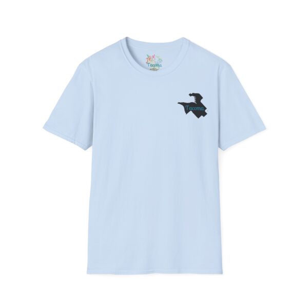 JRM Tacoma Map Unisex Softstyle T-Shirt - Image 21