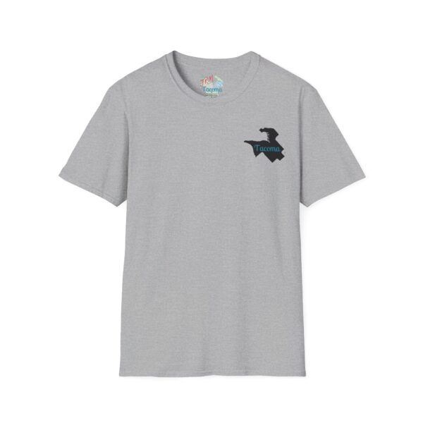 JRM Tacoma Map Unisex Softstyle T-Shirt - Image 5