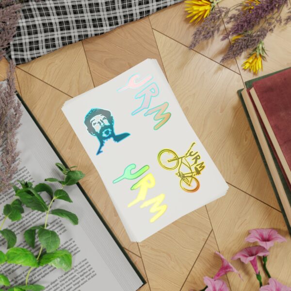 JRM LIMITED Sticker Sheet Bundle - 5pcs, Fun Decals for Journals, Laptops, and Decor, YRM Designs for Personalization, Gift for Teens - Image 8