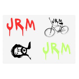 JRM LIMITED Sticker Sheet Bundle - 5pcs, Fun Decals for Journals, Laptops, and Decor, YRM Designs for Personalization, Gift for Teens