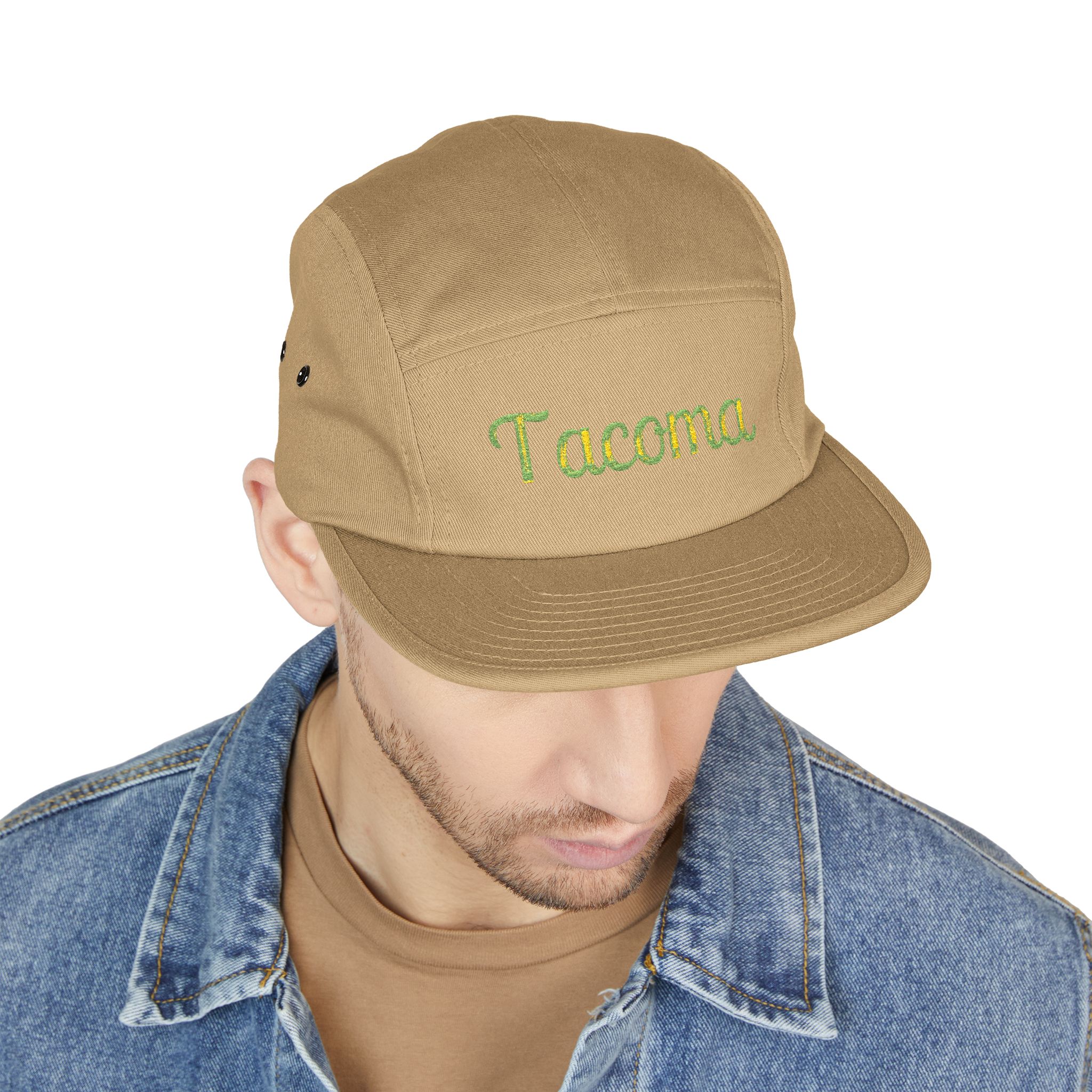 Trendy 5 Panel Cap with Embroidery - Perfect for Casual Outings, Outdoor Adventures, Gifts, and Streetwear Fashion - Image 11