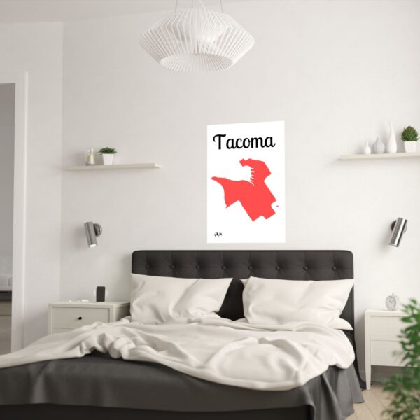 JRM Tacoma Satin Poster - Wall Art, Gift for Tacoma Lovers - Image 8