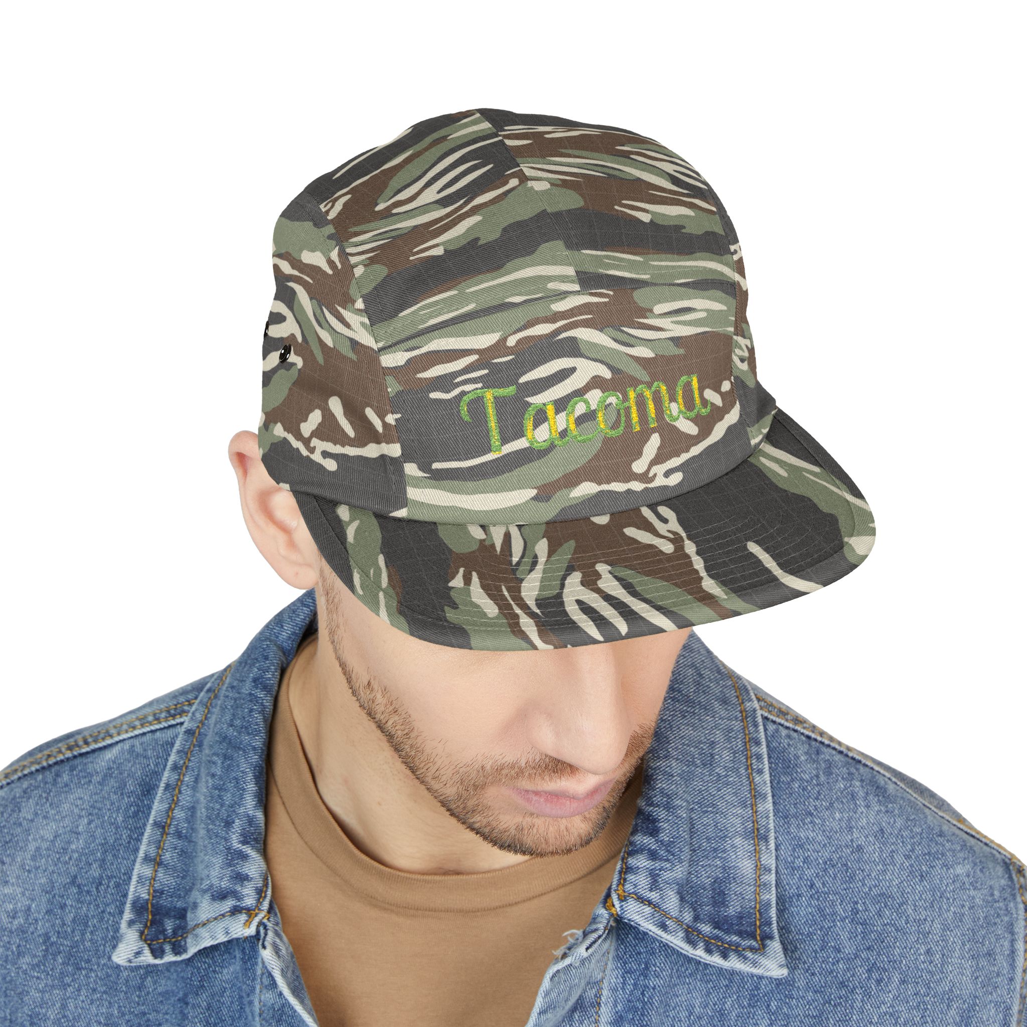 Trendy 5 Panel Cap with Embroidery - Perfect for Casual Outings, Outdoor Adventures, Gifts, and Streetwear Fashion - Image 17