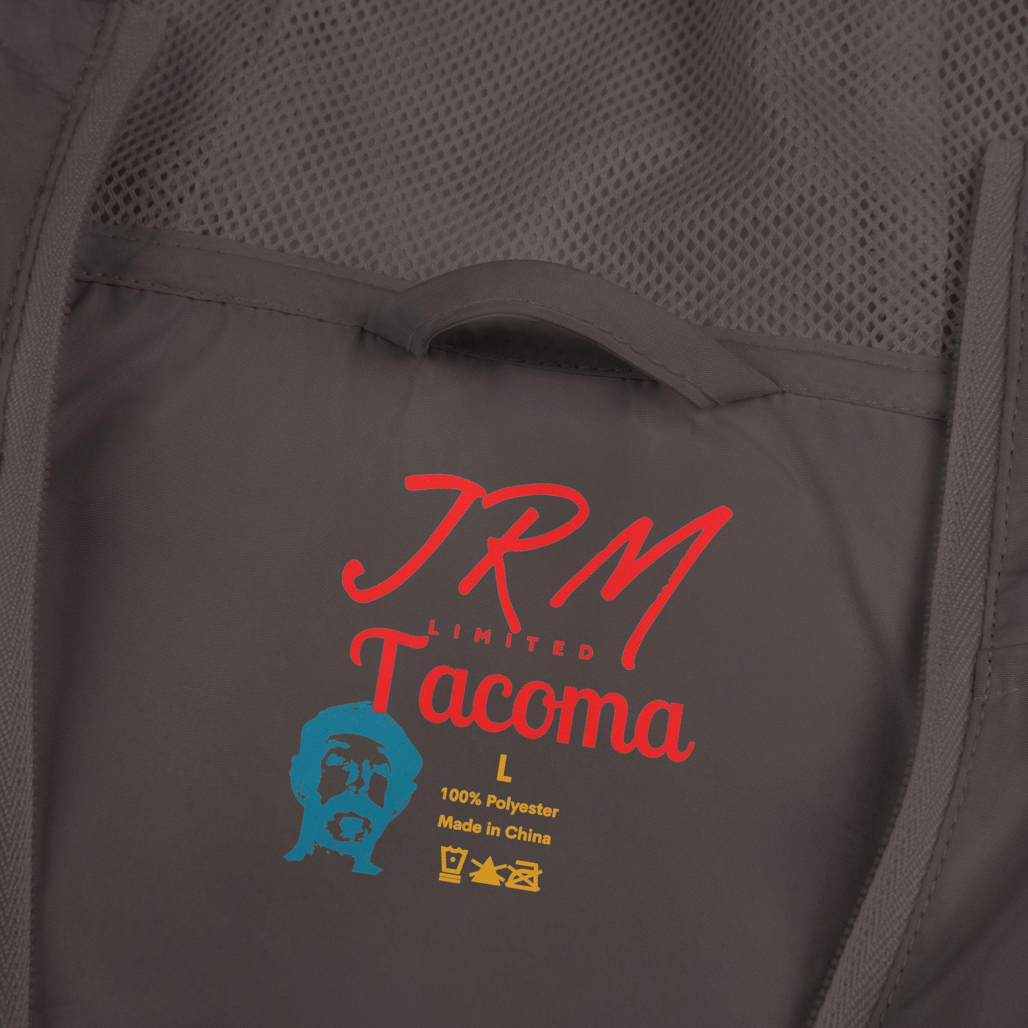 JRM Tacoma Map Back Full-Zip Windbreaker Jacket - Image 8