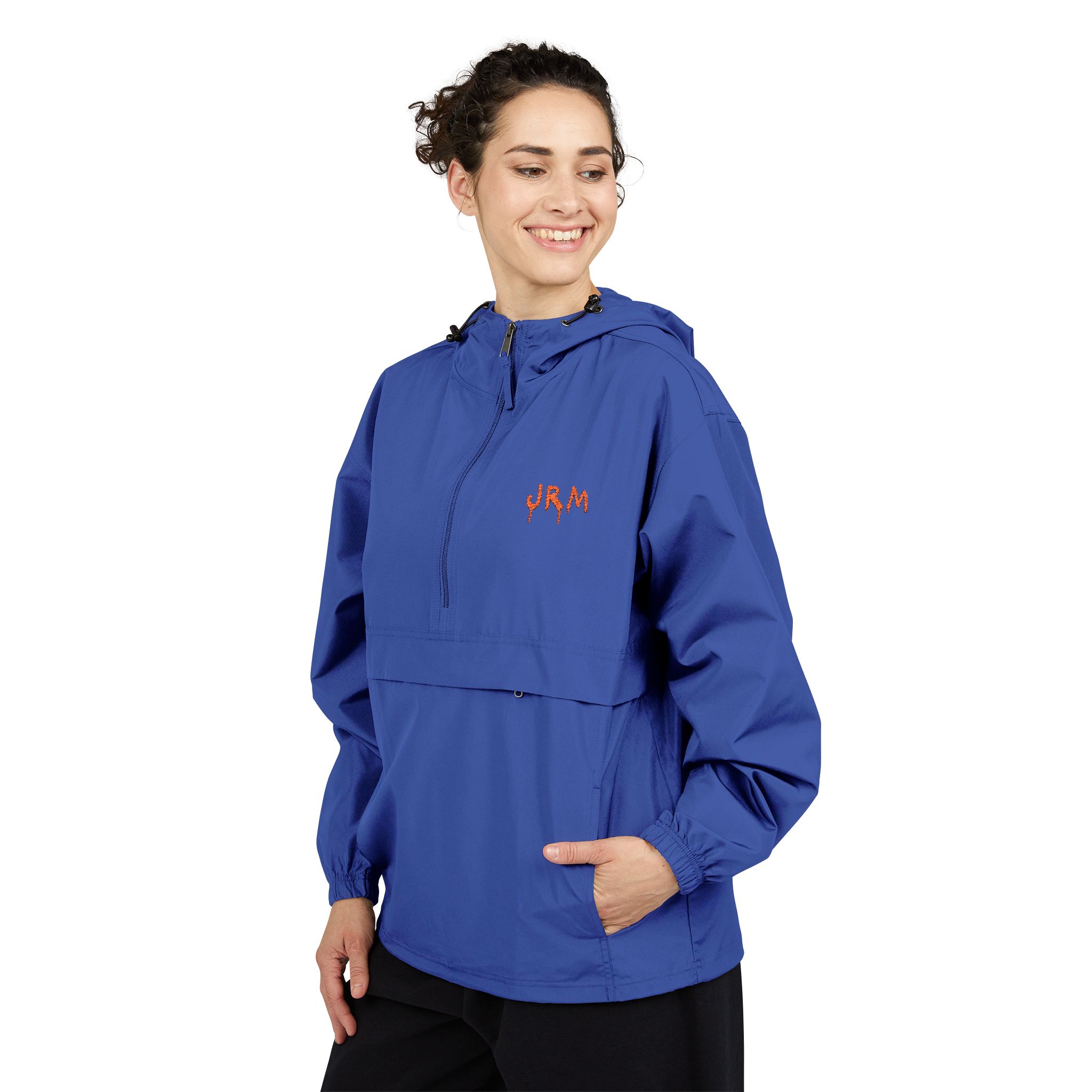 JRM Embroidered Champion Packable Anorak Jacket - Image 17