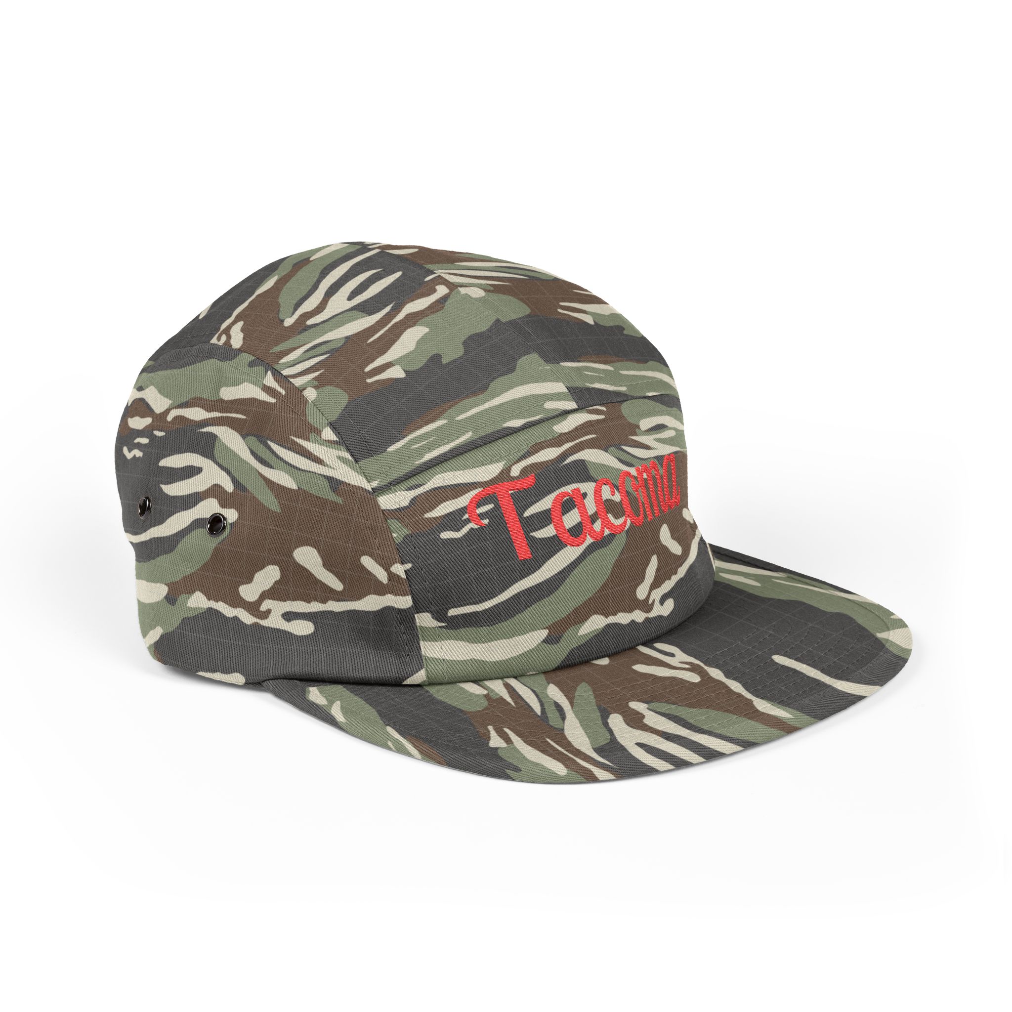 Tacoma Embroidered 5 Panel Cap – Custom Casual Hat, Great Outdoor Gift - Image 3
