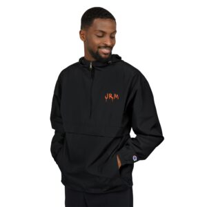 JRM Embroidered Champion Packable Anorak Jacket