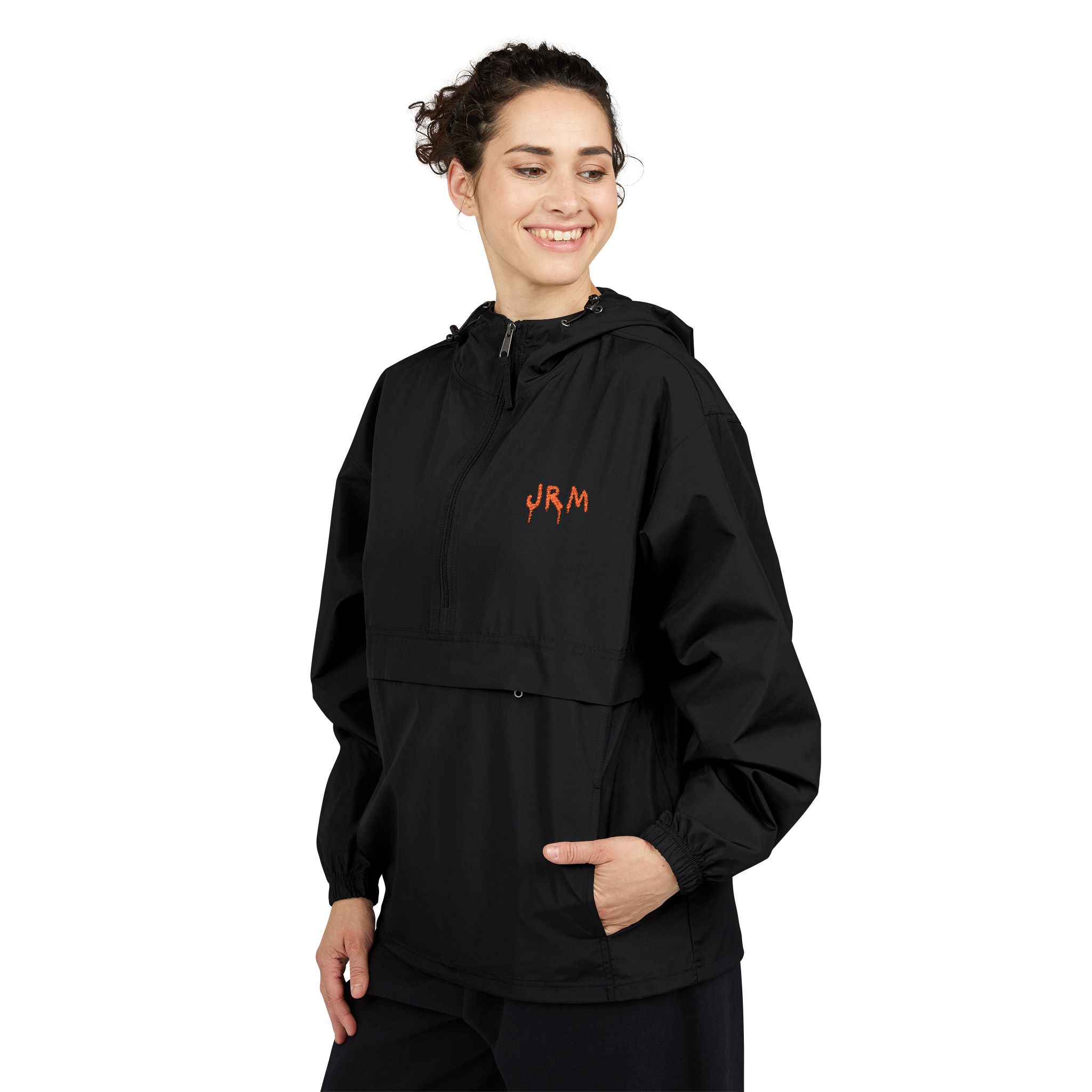 JRM Embroidered Champion Packable Anorak Jacket - Image 5