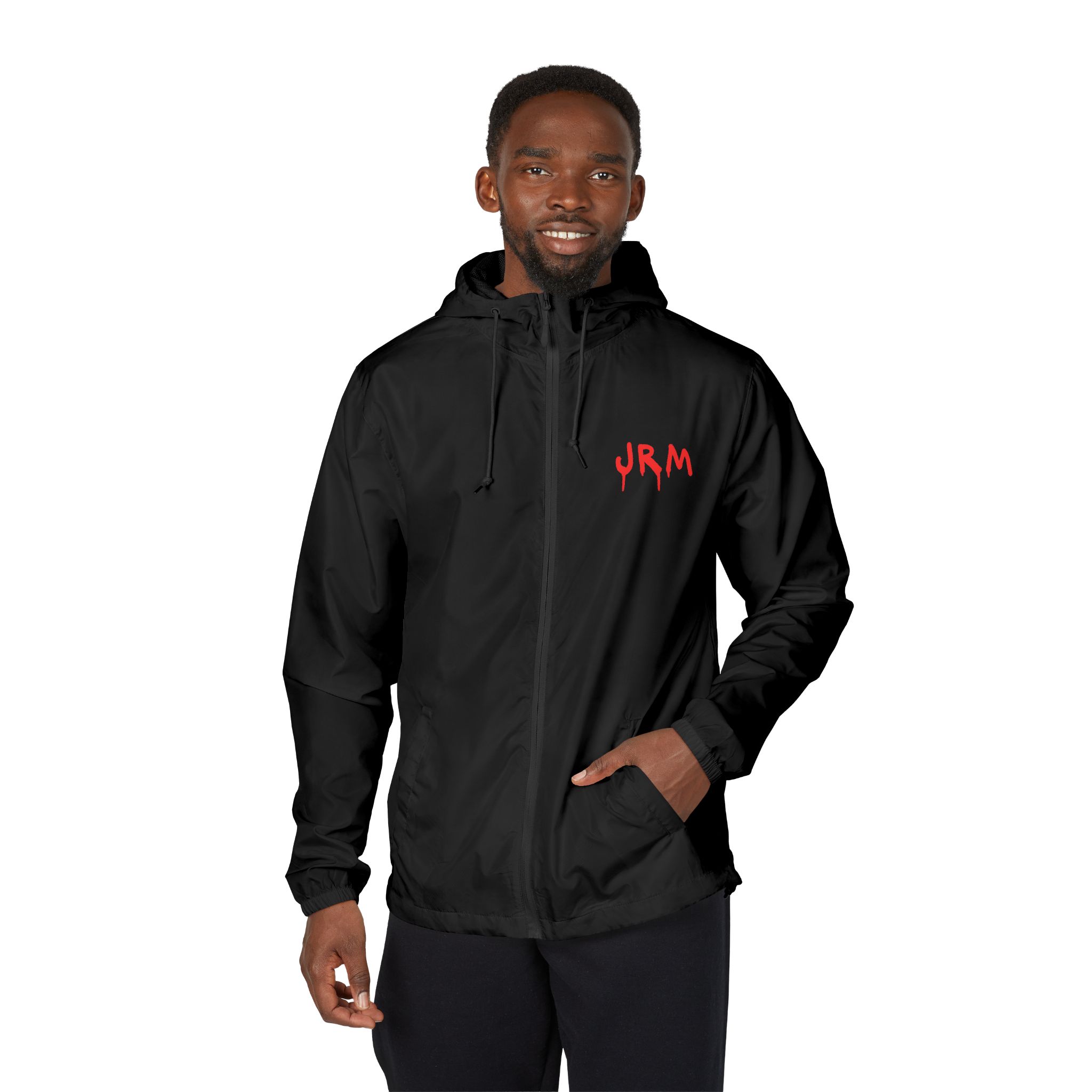 JRM Tacoma Map Back Full-Zip Windbreaker Jacket