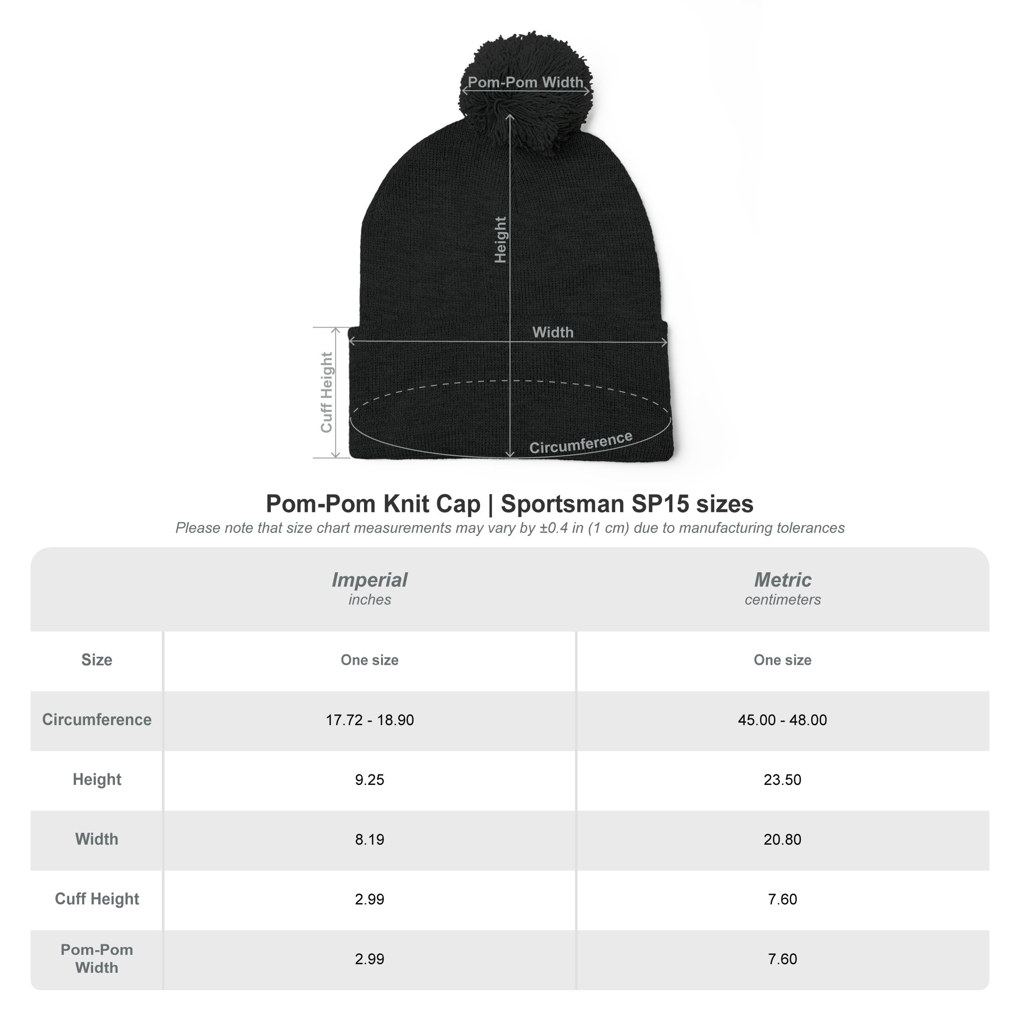 Tacoma Beanie — Embroidered Winter Hat - Image 4