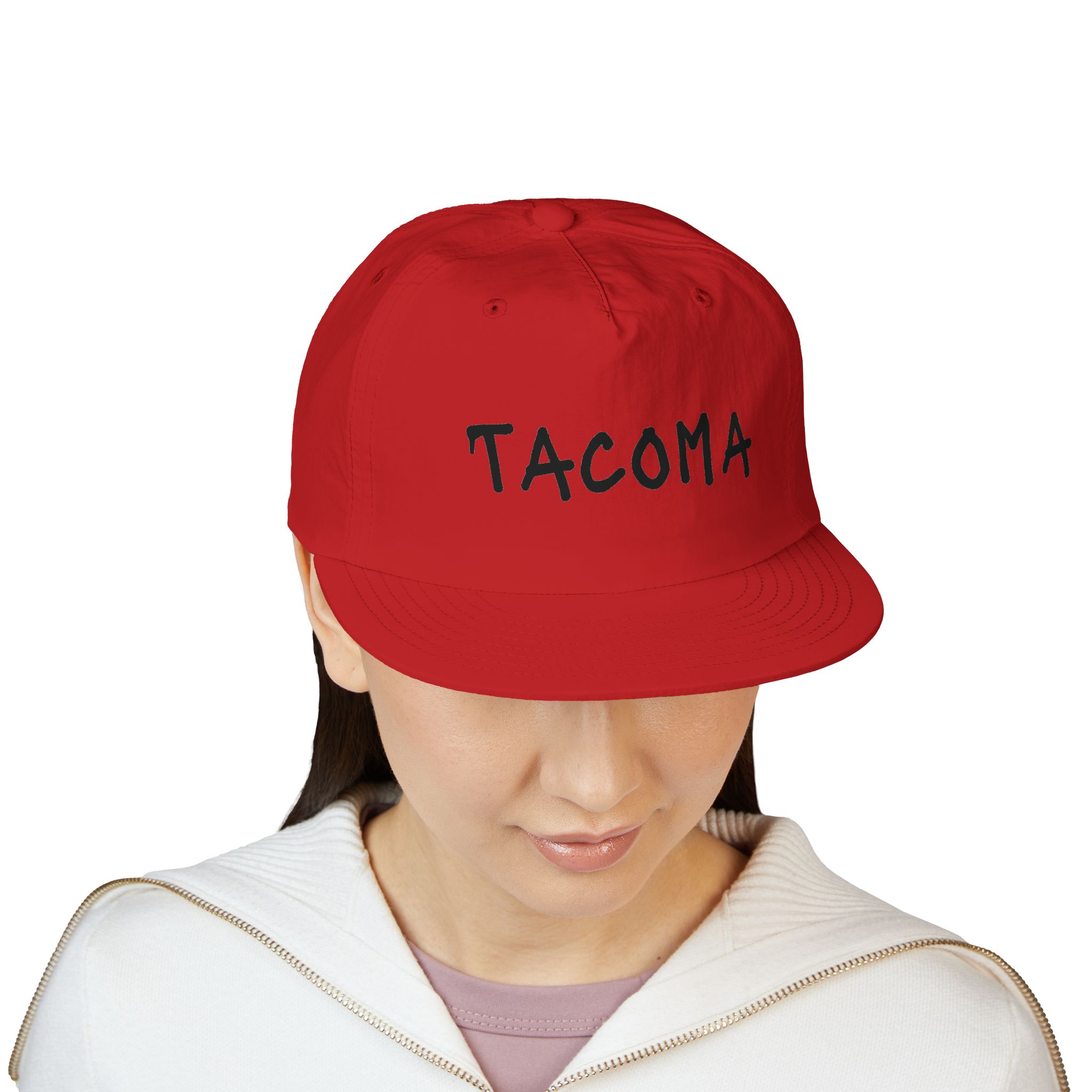 Tacoma Surf Cap - Retro Beach Skate Snapback Hat - Image 4